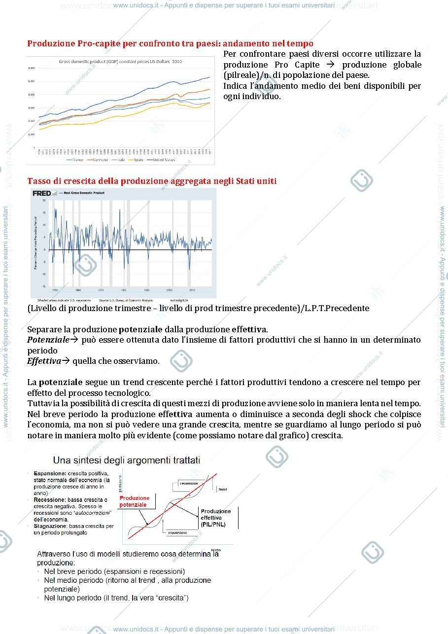 Anteprima pagina 2 — Macroeconomia 1° parte