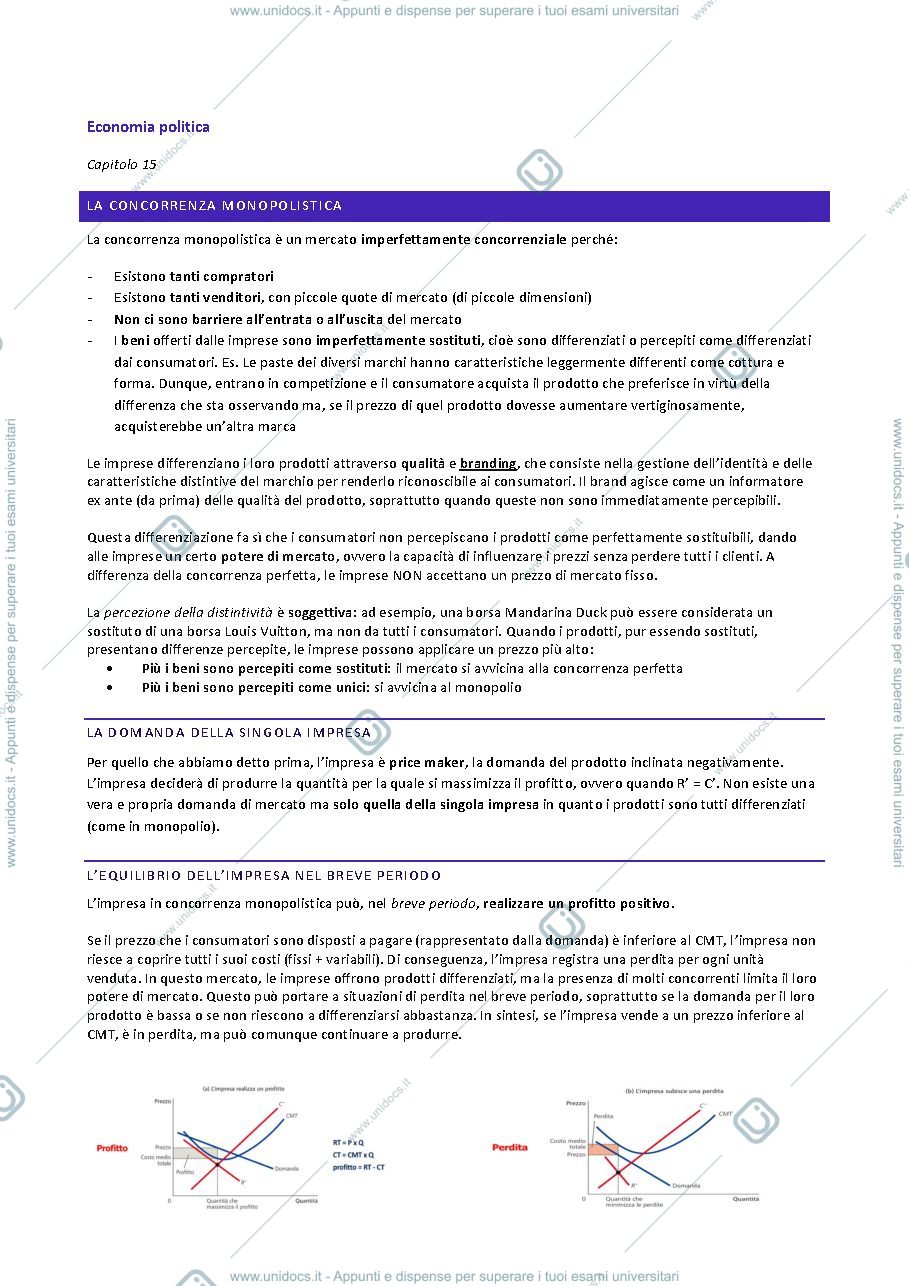 Anteprima pagina 1 — Macroeconomia
