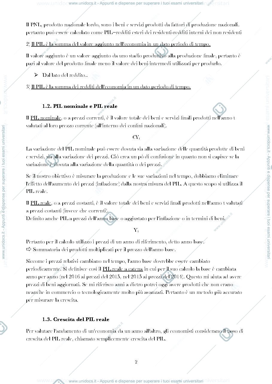 Anteprima pagina 3 — Riassunto libro macroeconomia Blanchard