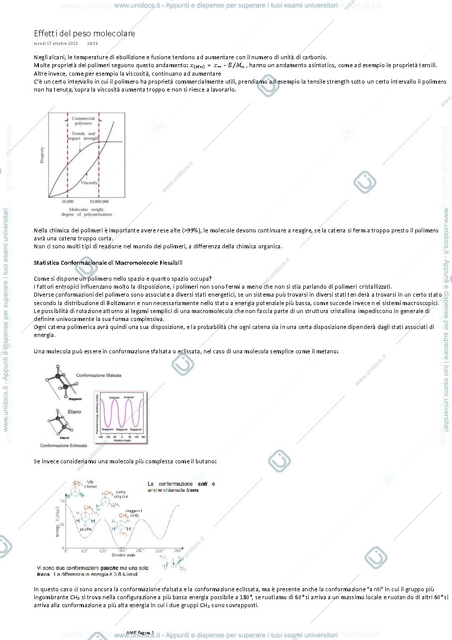 Anteprima pagina 1 — Appunti macromolecole - terza parte
