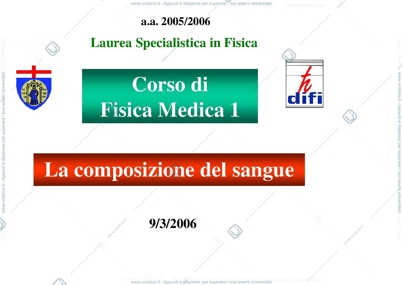 Anteprima pagina 1 — 12_Composizione_sangue