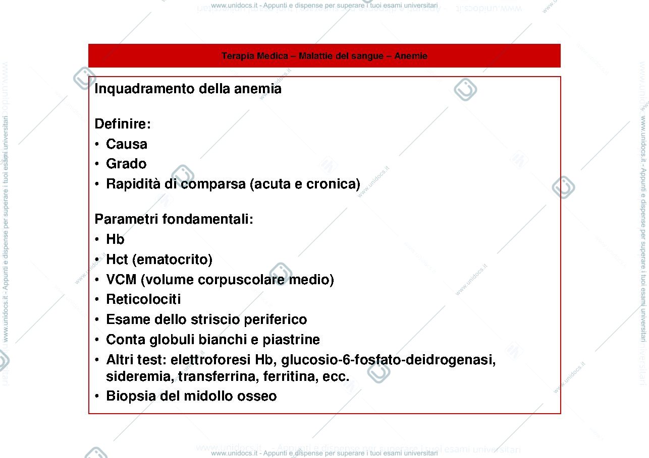 Anteprima pagina 1 — 9 Malattie del sangue
