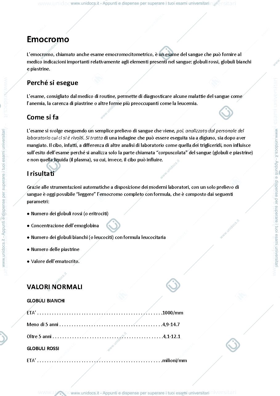 Anteprima pagina 1 — Emocromo