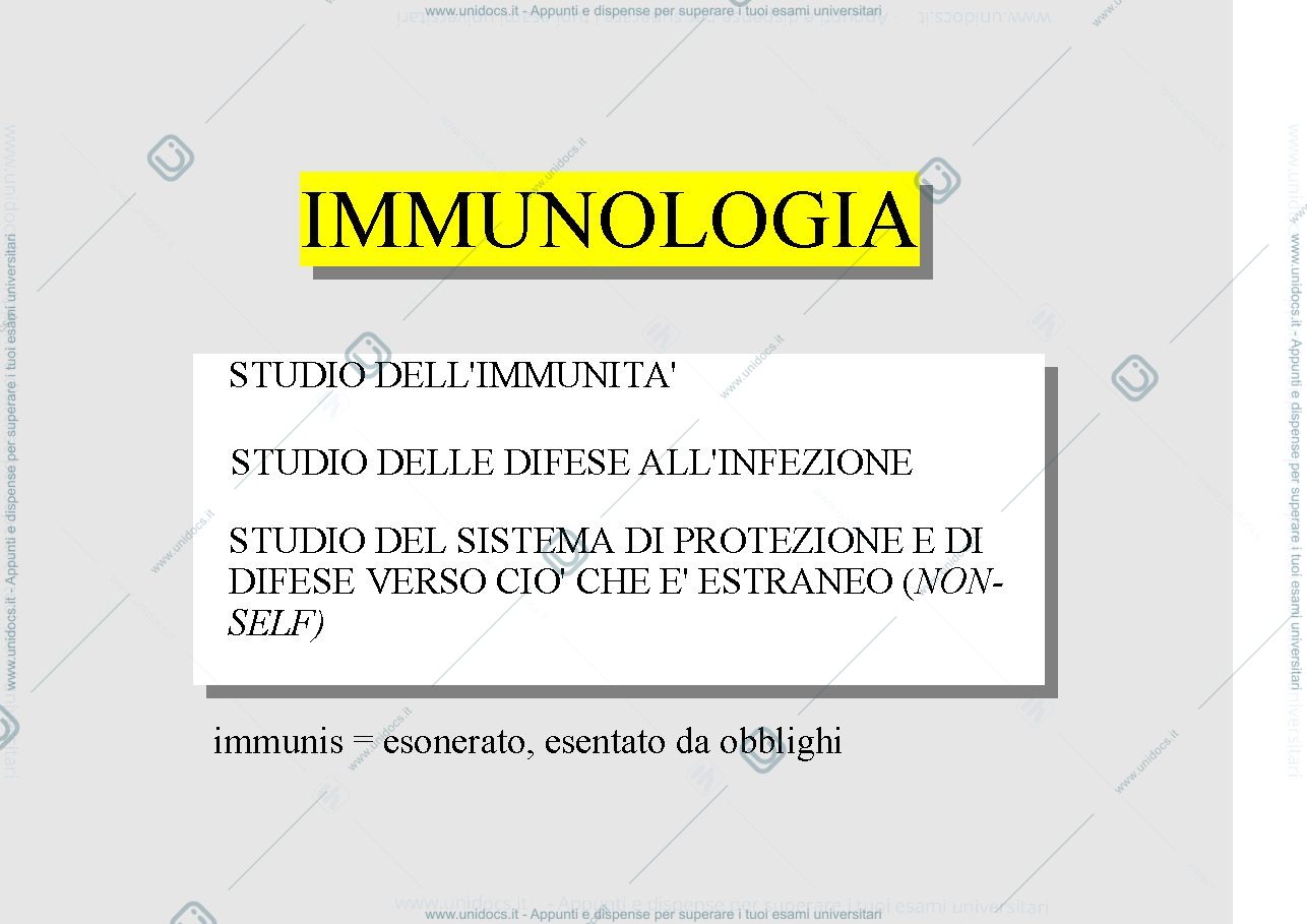 Anteprima pagina 1 — immunità