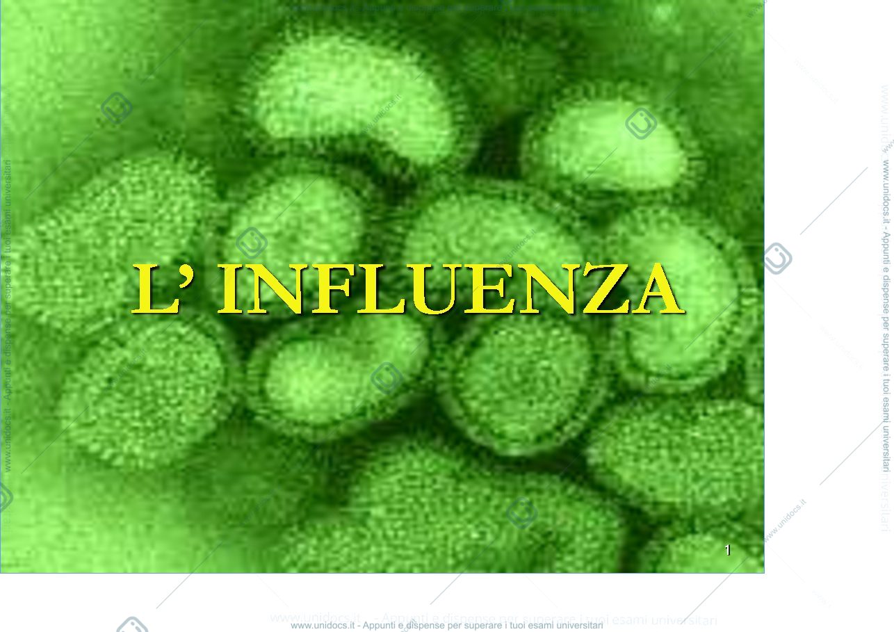 Anteprima pagina 1 — influenza