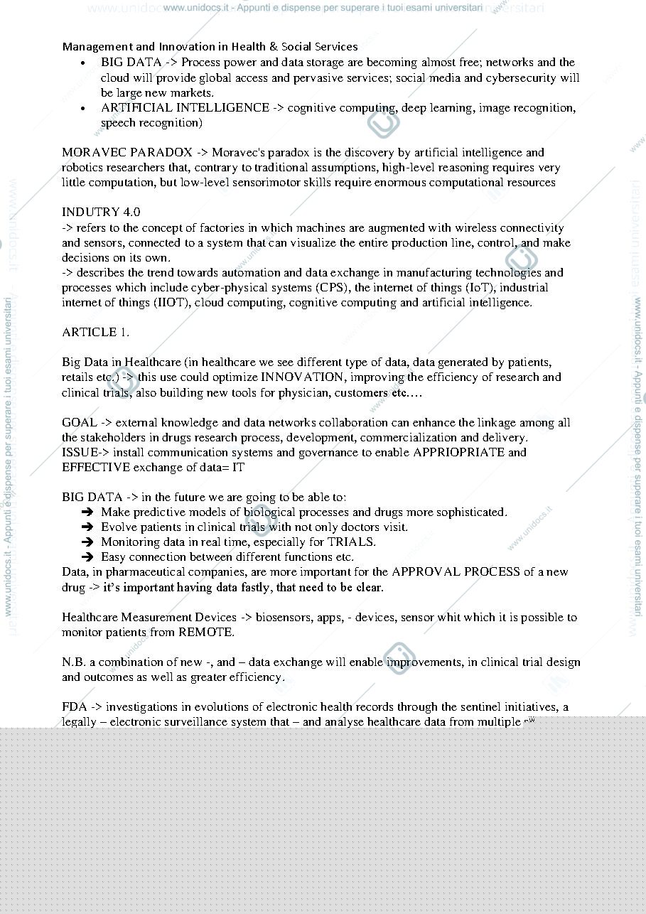 Anteprima pagina 3 — Management and Innovation in Health & Social Services