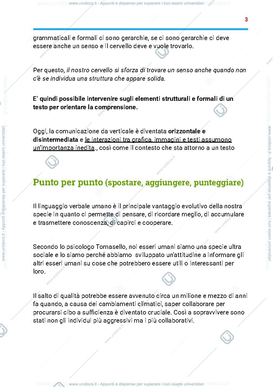 Anteprima pagina 3 — Le vie del senso