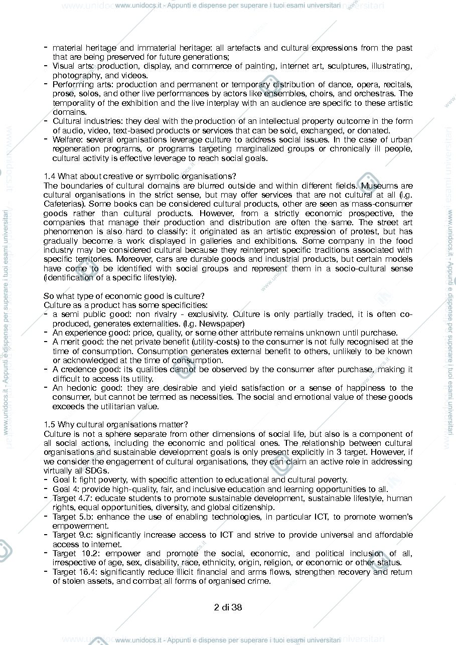 Anteprima pagina 2 — riassunto e appunti management 