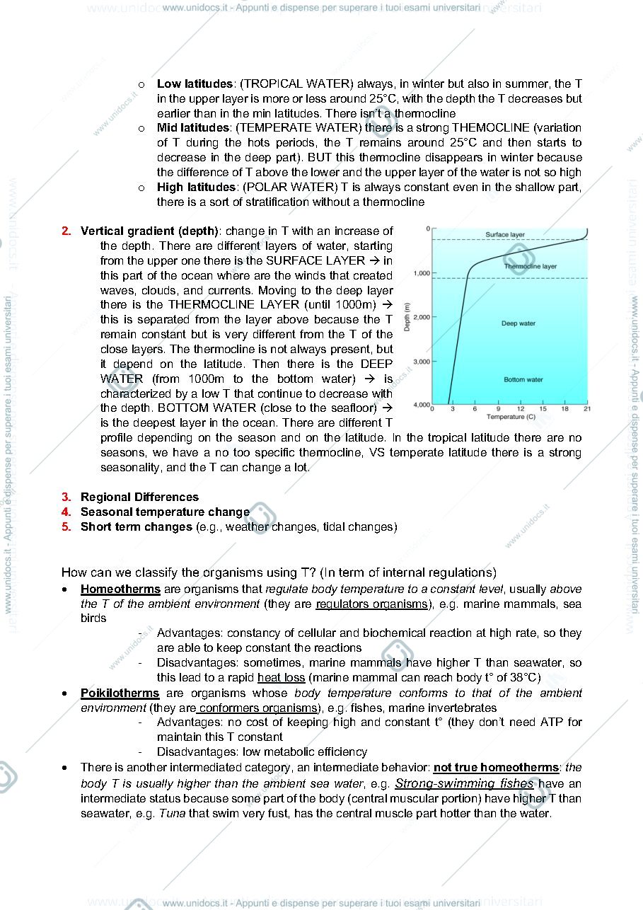 Anteprima pagina 3 — Appunti chemical and physical factors of the marine environment 