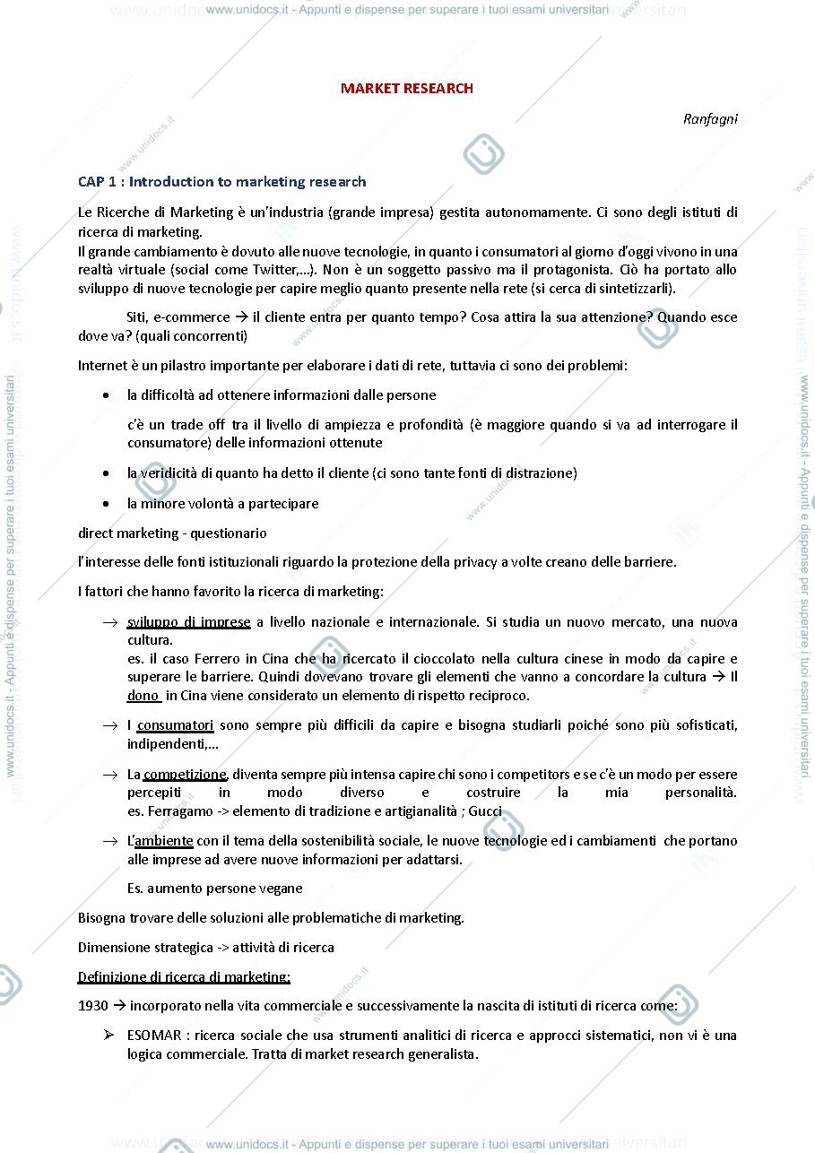 Anteprima pagina 1 — Market Research