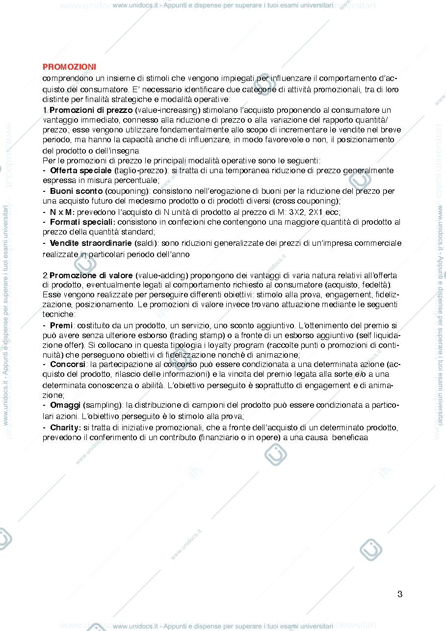 Anteprima pagina 3 — domande esame marketing avanzato