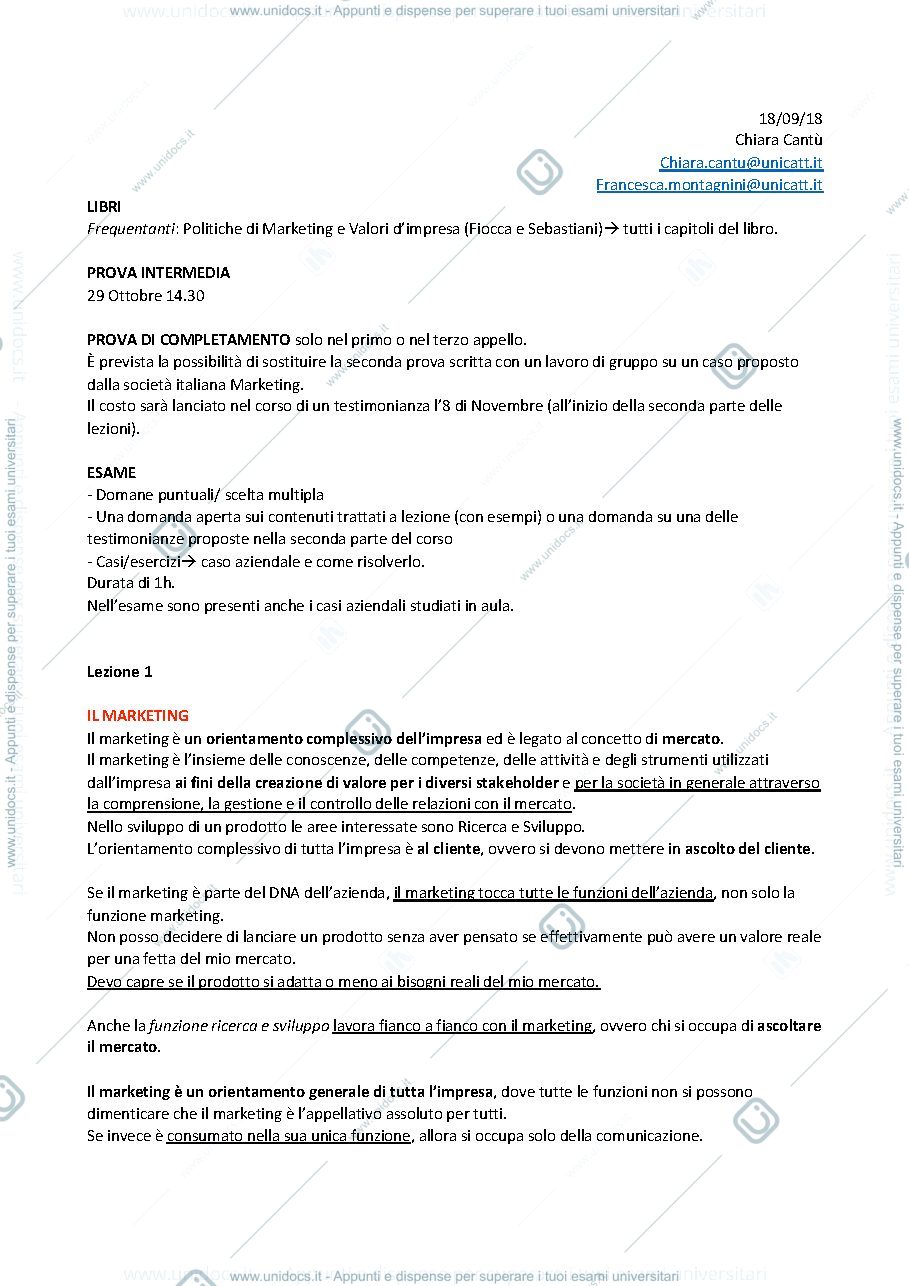 Anteprima pagina 1 — marketing