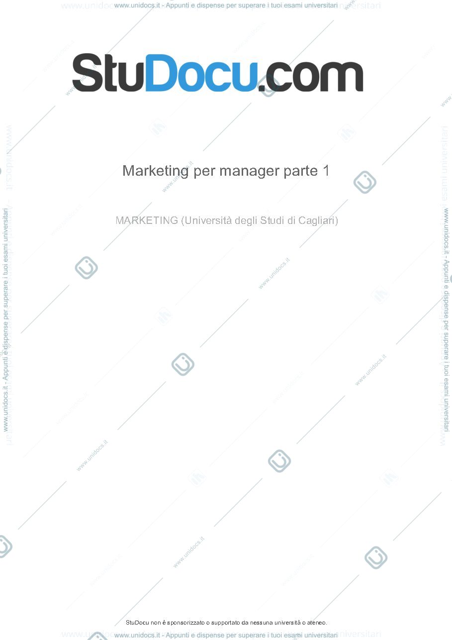 Anteprima pagina 1 — Innovazioni e metriche di marketing