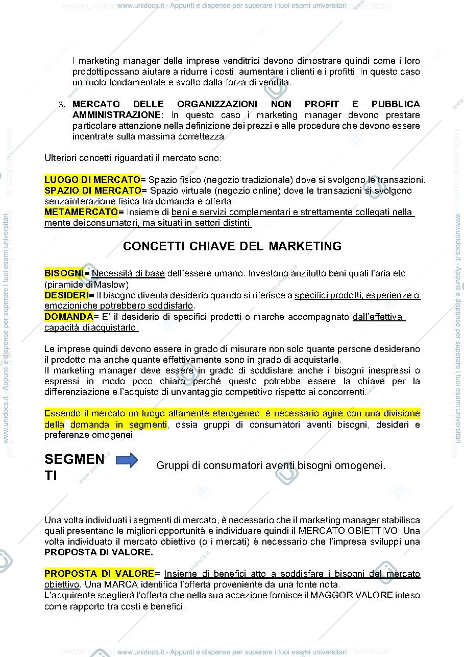 Anteprima pagina 4 — Innovazioni e metriche di marketing
