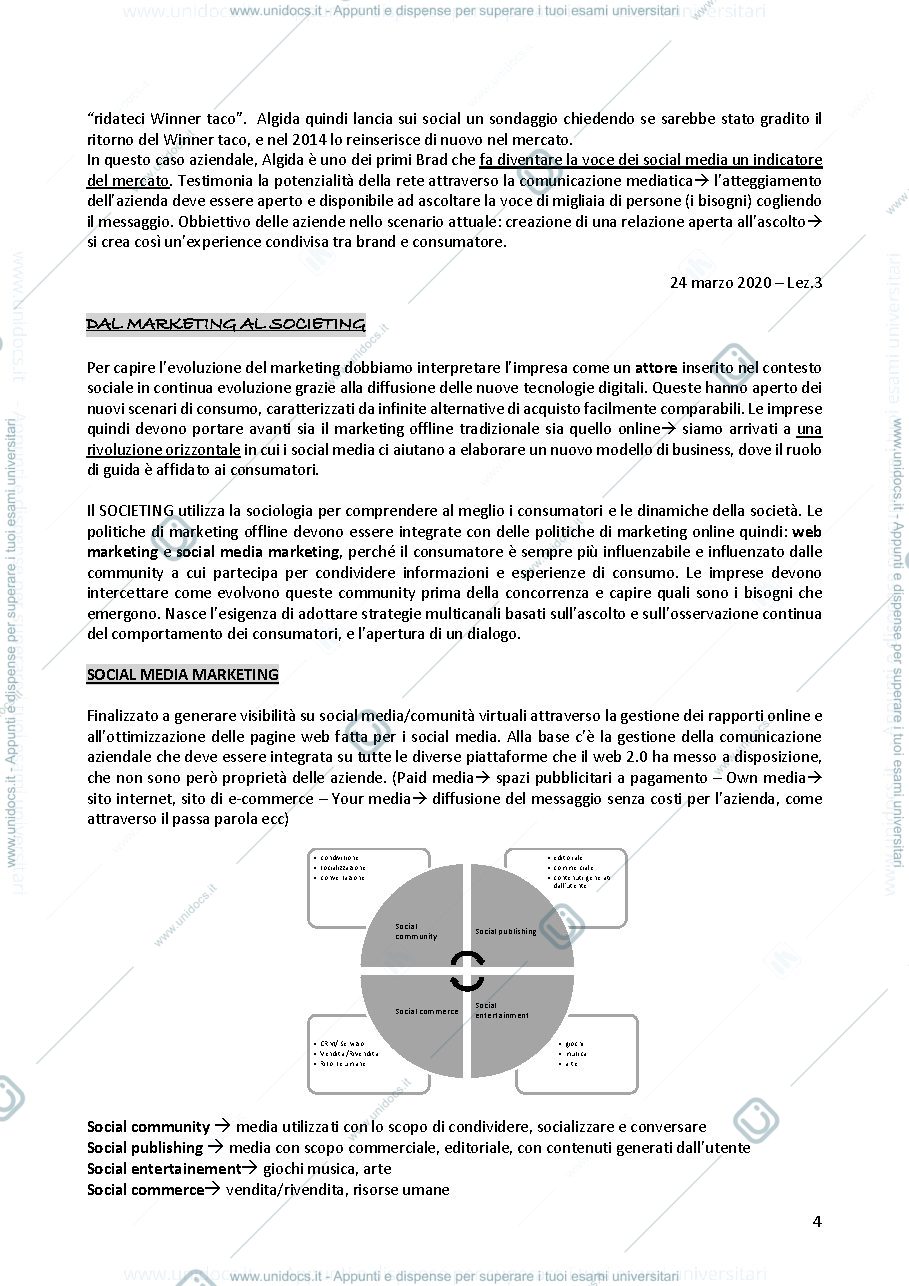 Anteprima pagina 4 — MARKETING DEI PRODOTTI DIGITALI
