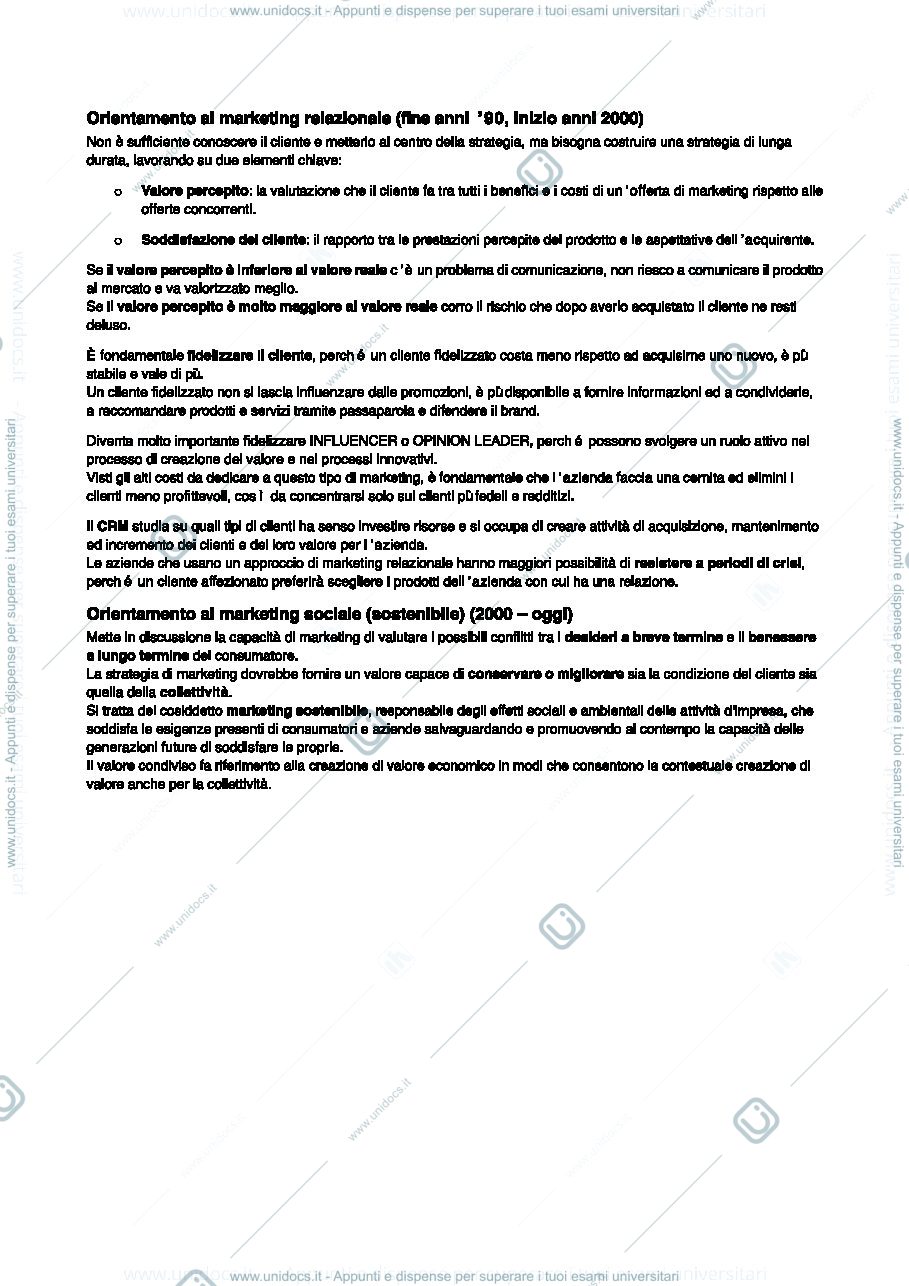 Anteprima pagina 4 — Appunti di marketing digitale | Prof. De Noni