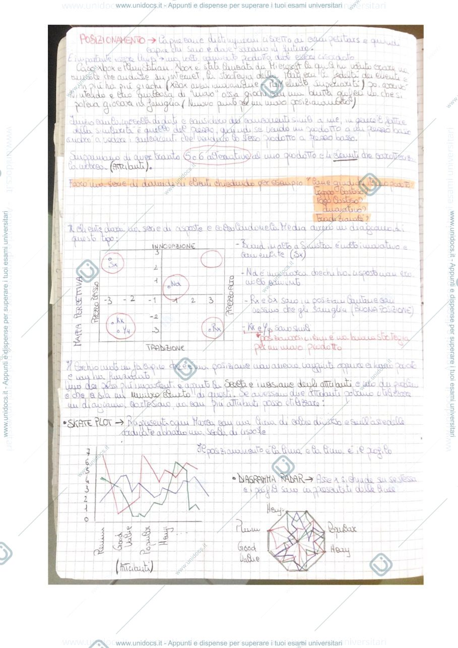 Anteprima pagina 1 — Marketing e customer analysis