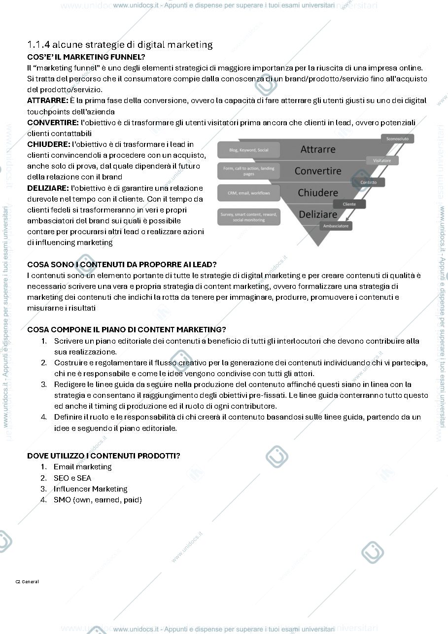 Anteprima pagina 3 — Appunti slide digital marketing