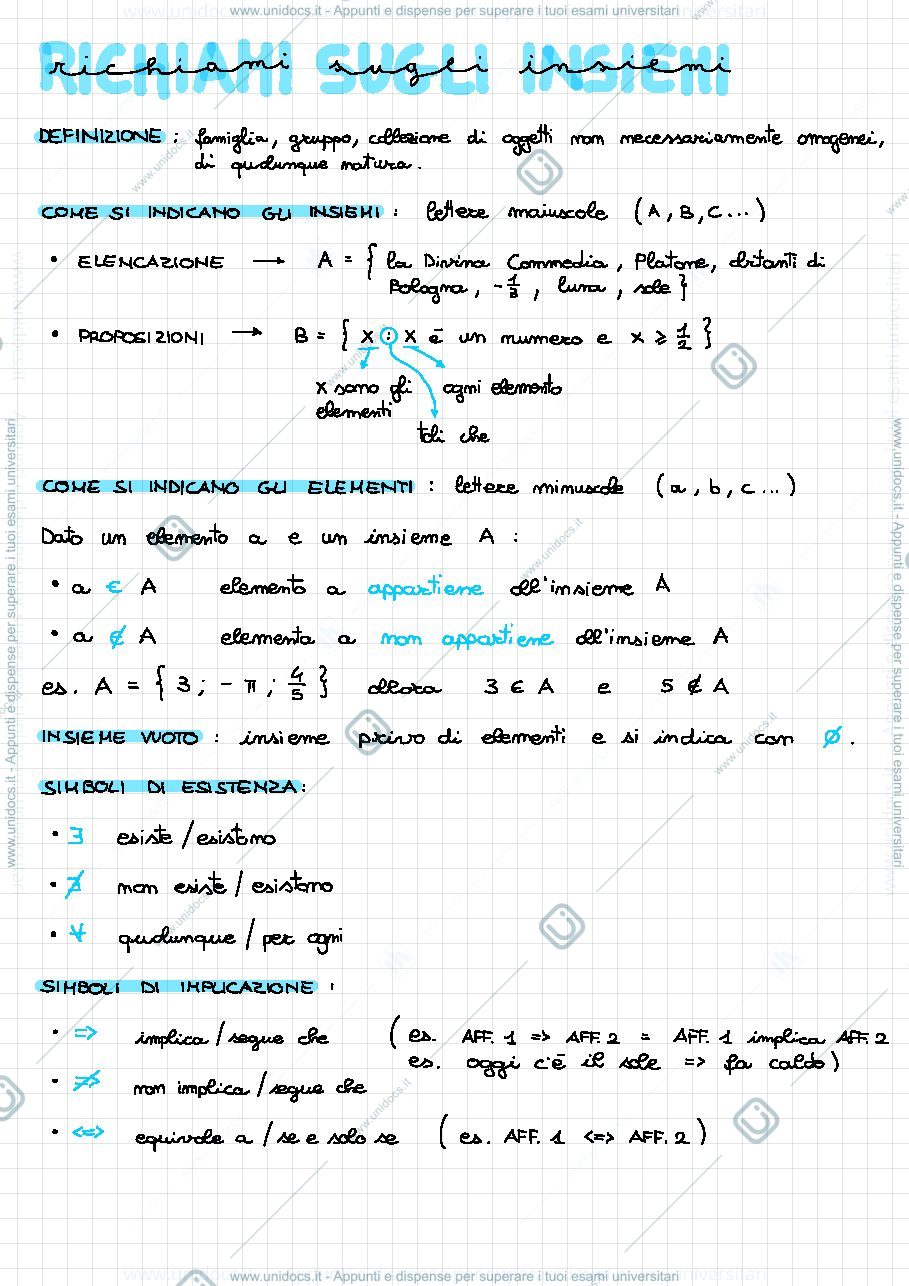 Anteprima pagina 2 — Matematica 1