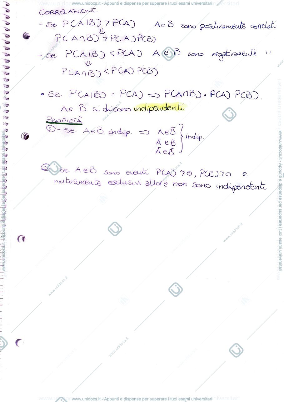Anteprima pagina 3 — Riassunto di Matematica applicata fino a distribuzione uniforme (Parte 1) 