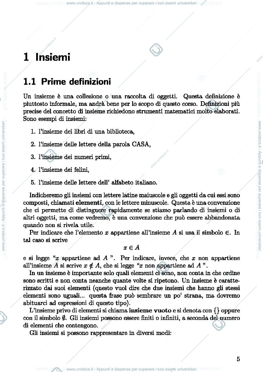 Anteprima pagina 5 — Algebra e geometria