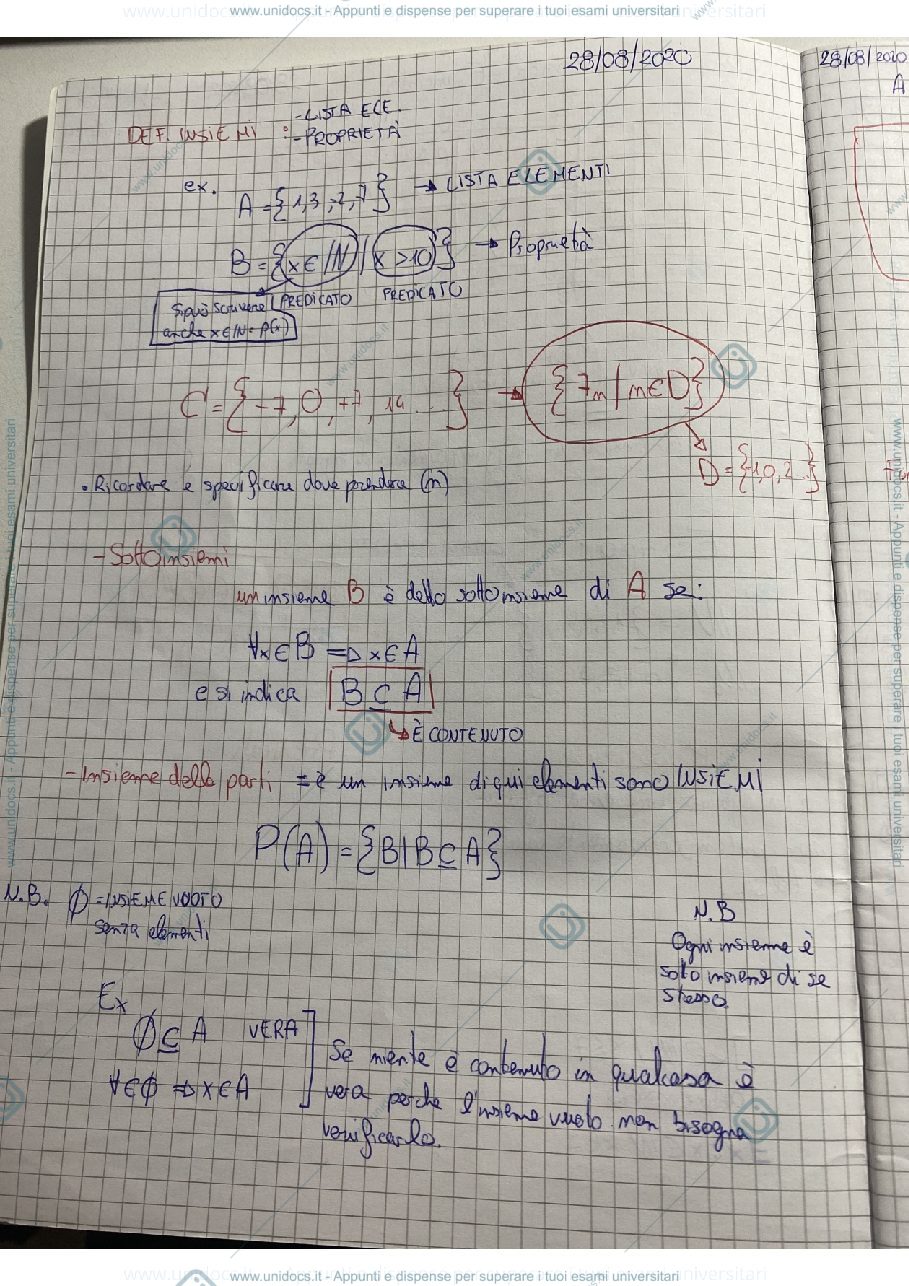 Anteprima pagina 2 — Appunti Matematica discreta 1