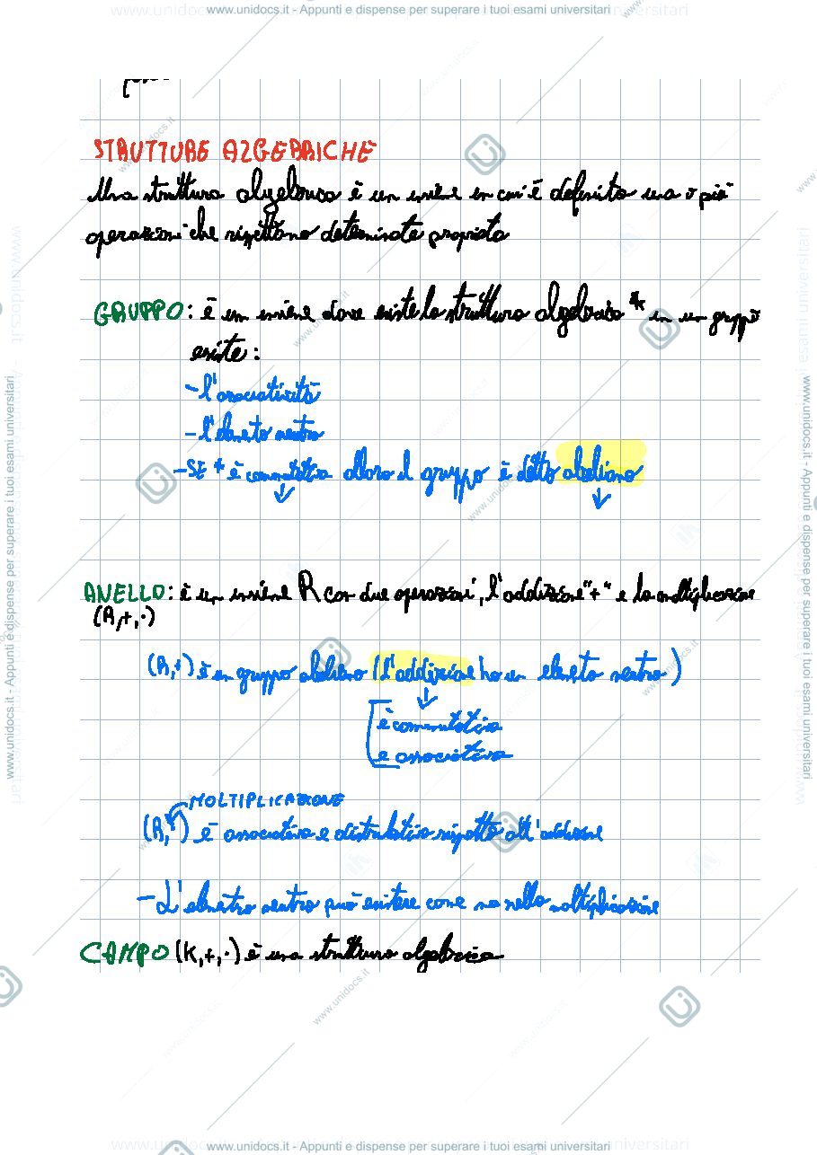 Anteprima pagina 2 — 1 Sem Di ICD Matematica discreta 