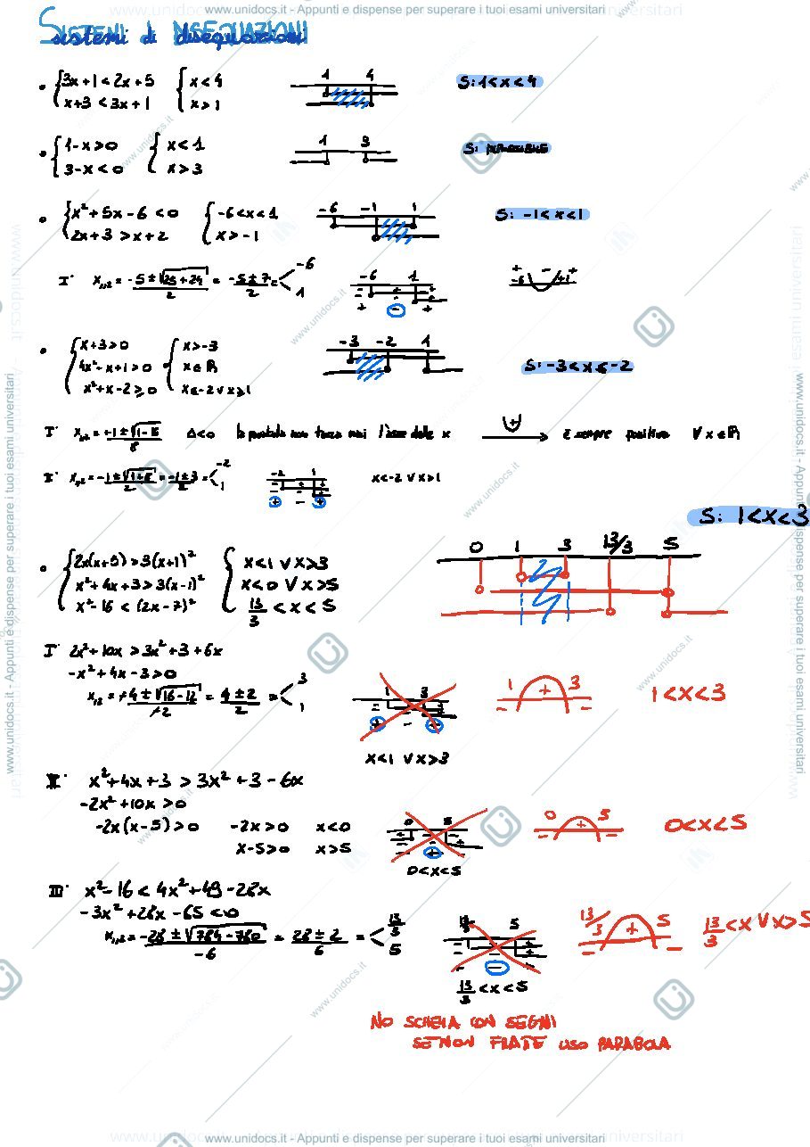 Anteprima pagina 1 — Appunti matematica