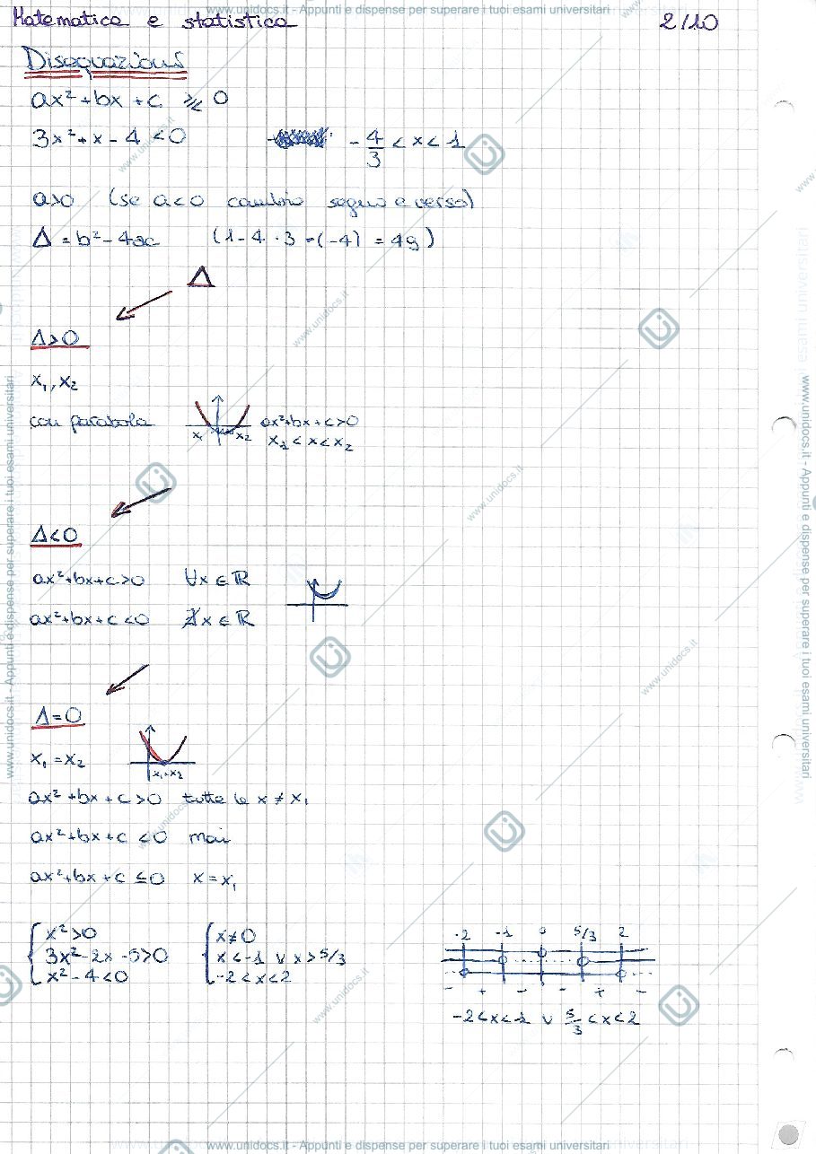 Anteprima pagina 4 — Matematica e statistica