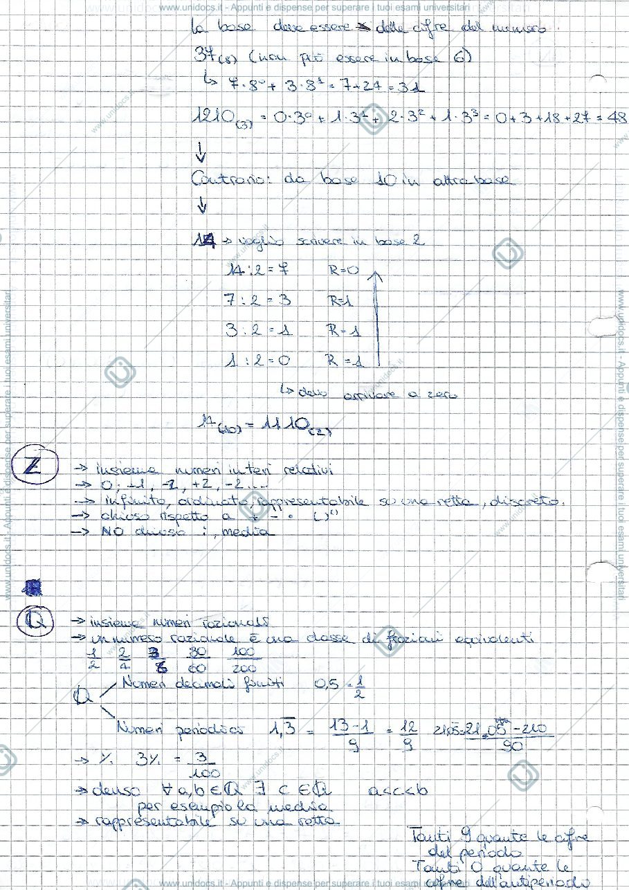 Anteprima pagina 2 — Matematica e stratistica