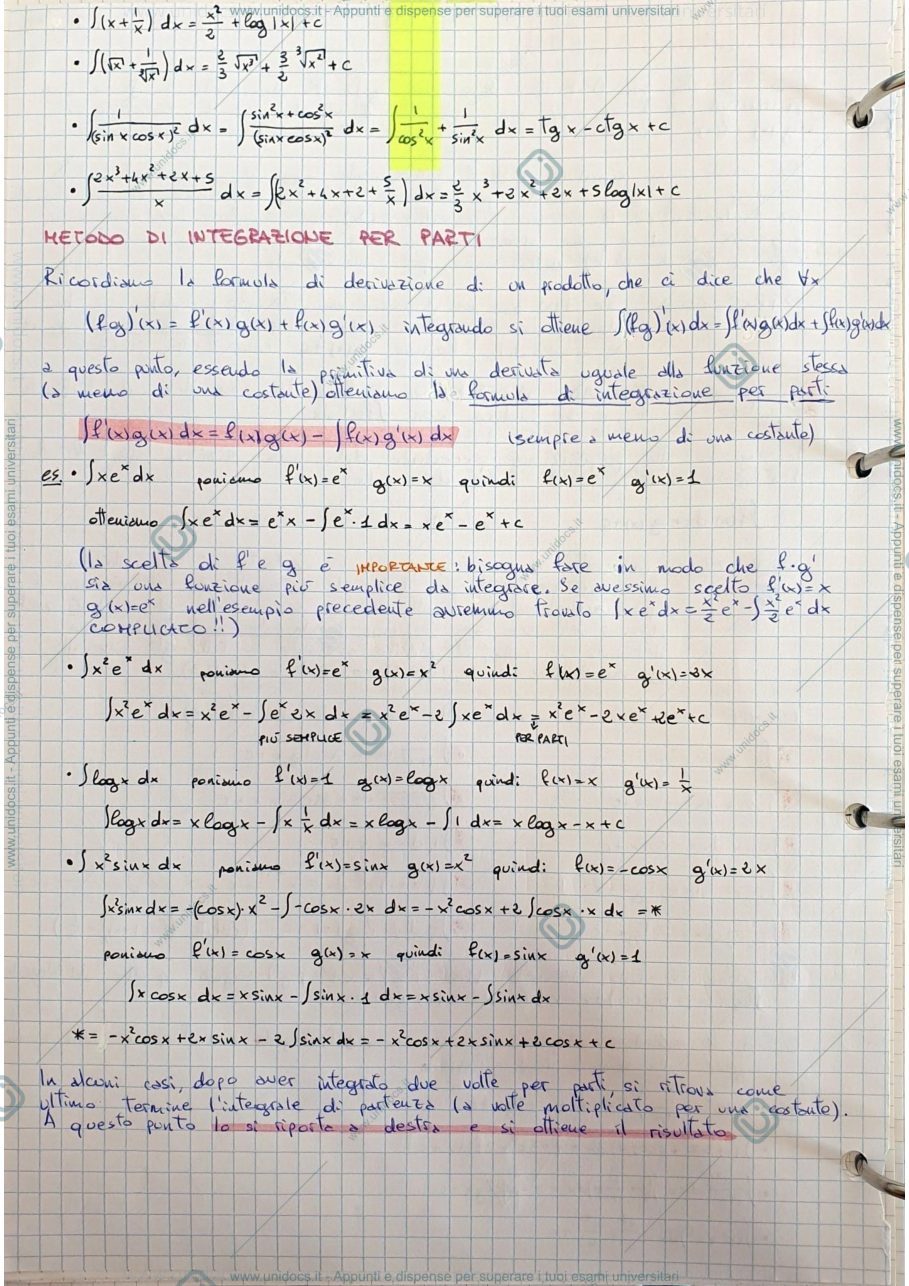 Anteprima pagina 2 — MATEMATICA I - parte 2