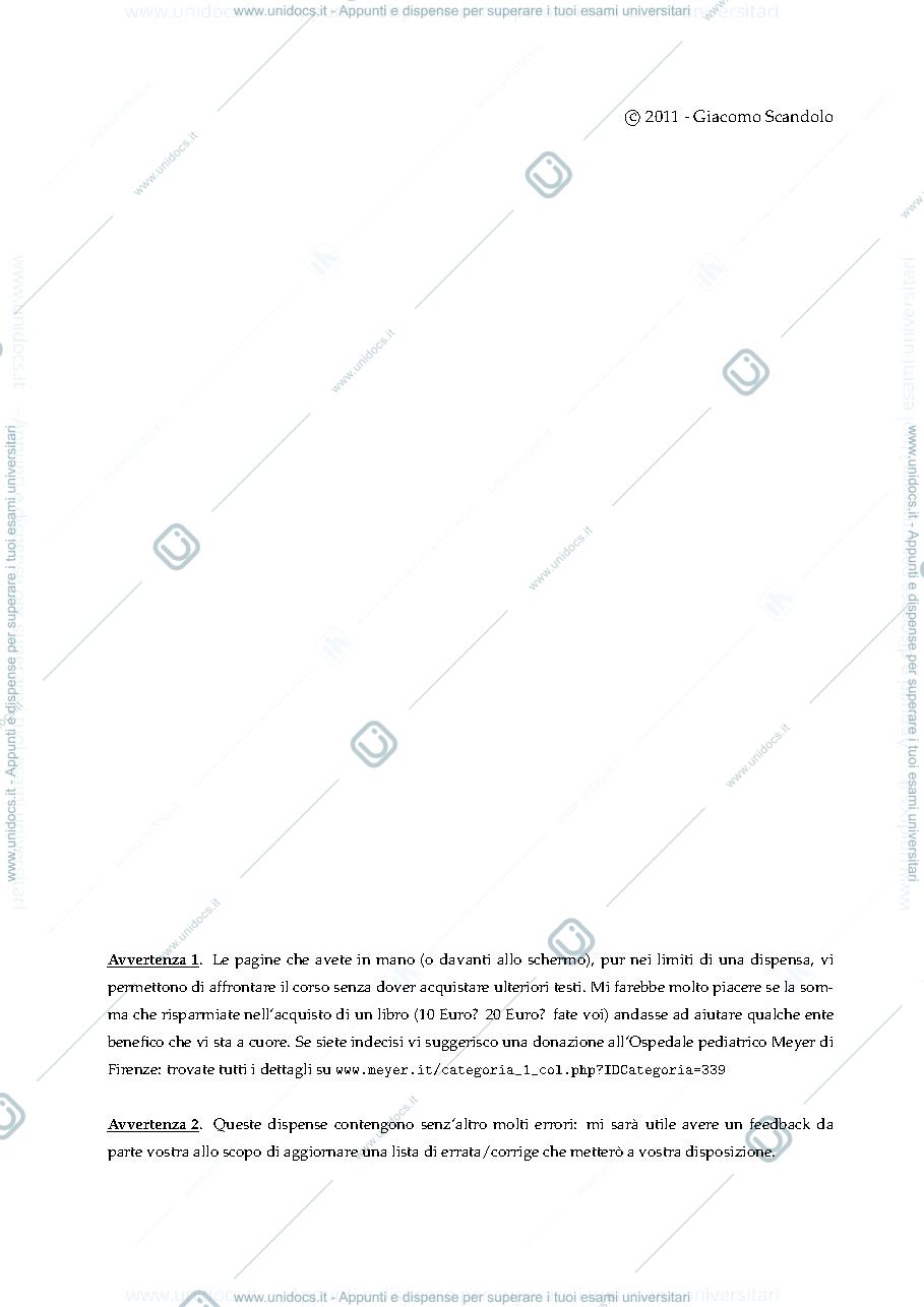 Anteprima pagina 2 — Appunti di mat fin