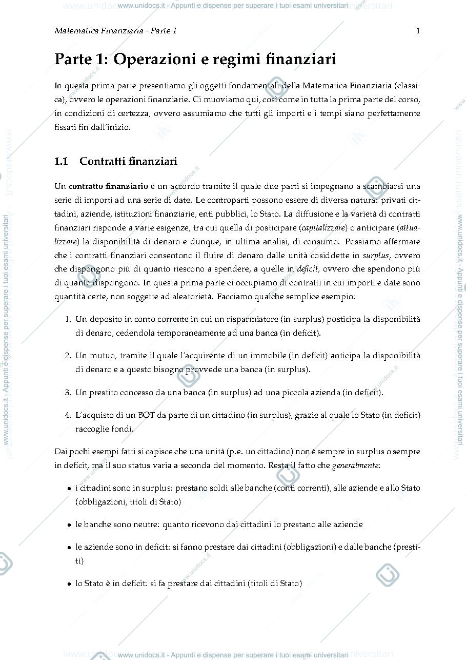 Anteprima pagina 3 — Appunti di mat fin