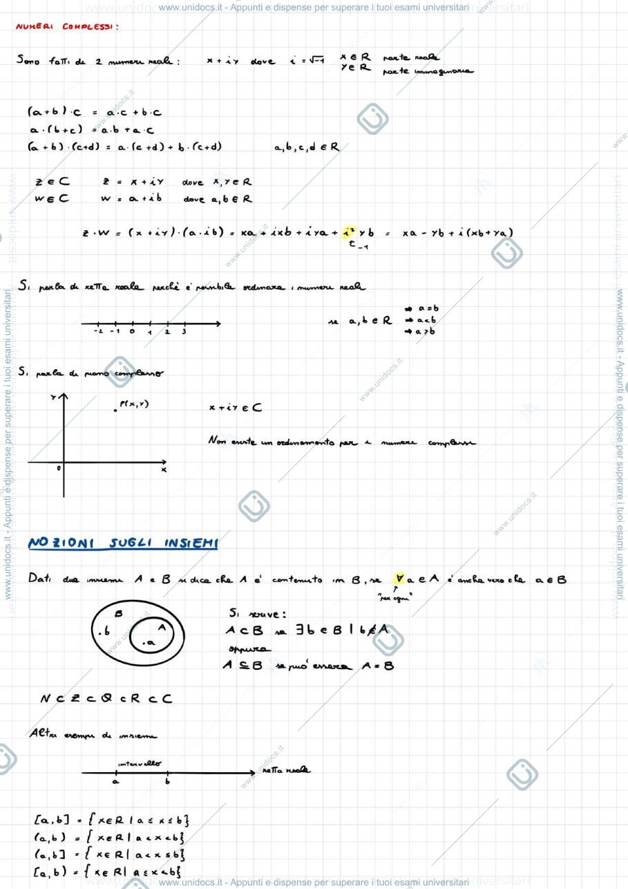 Anteprima pagina 3 — Appunti di Matematica