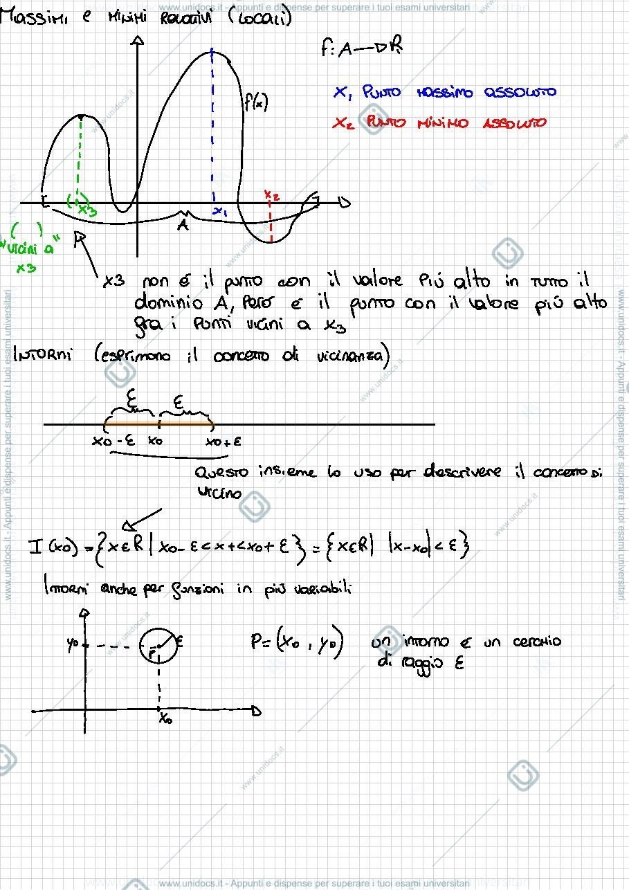Anteprima pagina 3 — Matematica generale appunti