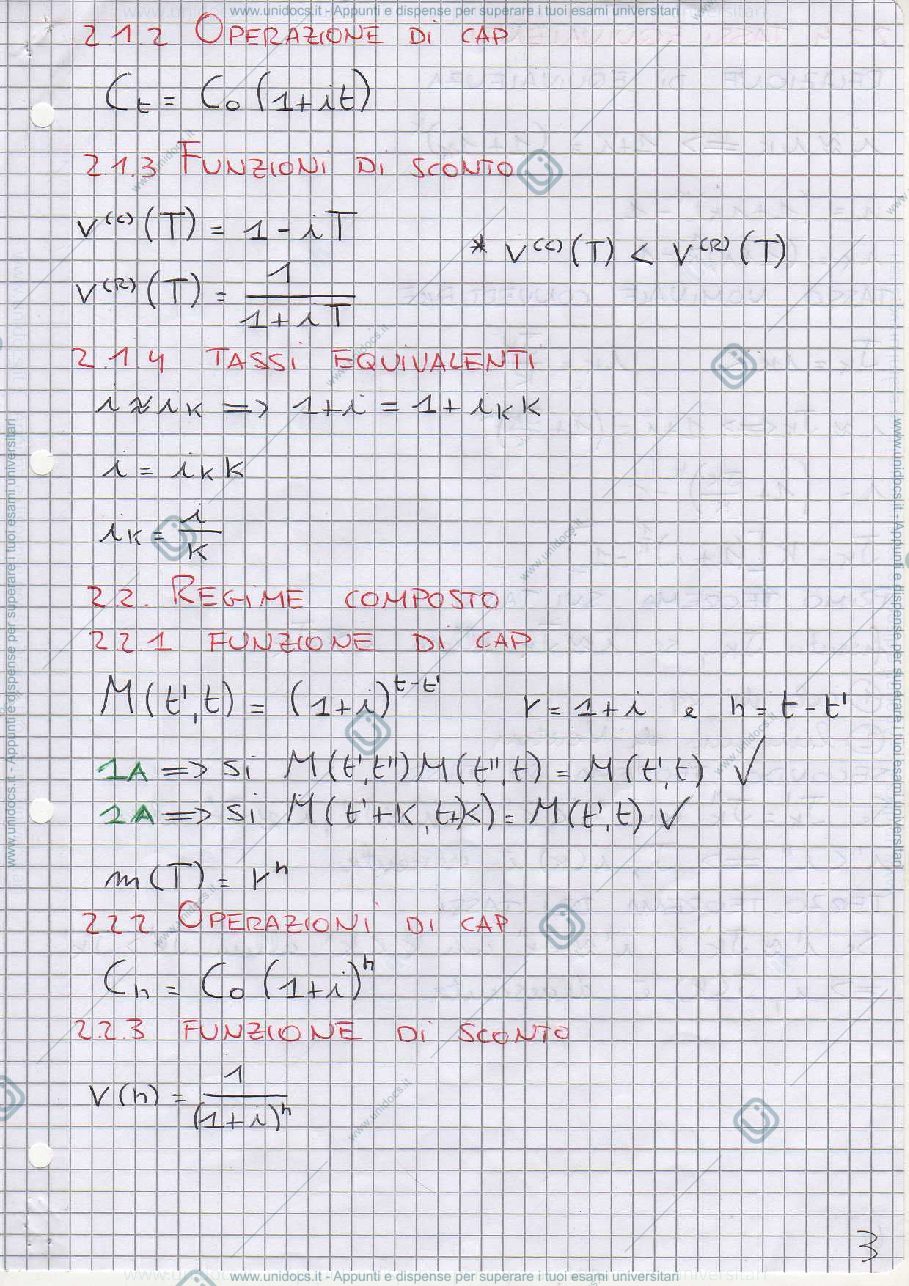 Anteprima pagina 3 — FORMULARIO MATEMATICA FINANZIARIA