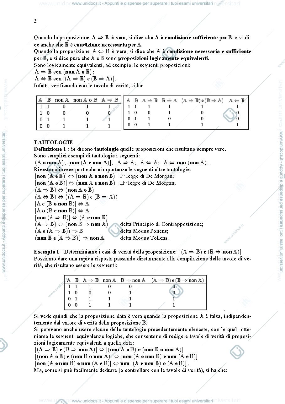 Anteprima pagina 3 — dispense per il corso di matematica