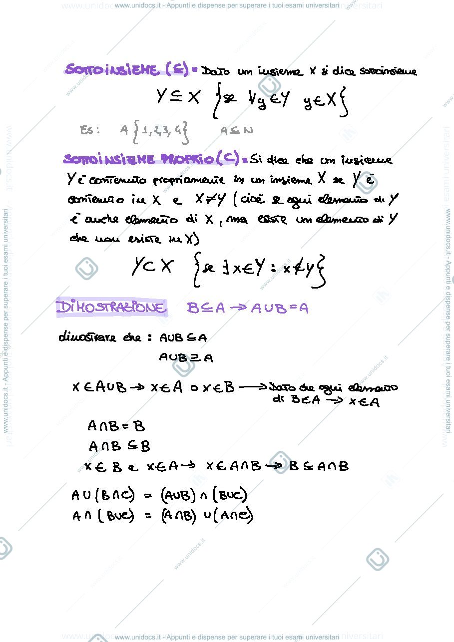 Anteprima pagina 2 — Analisi I parte 1