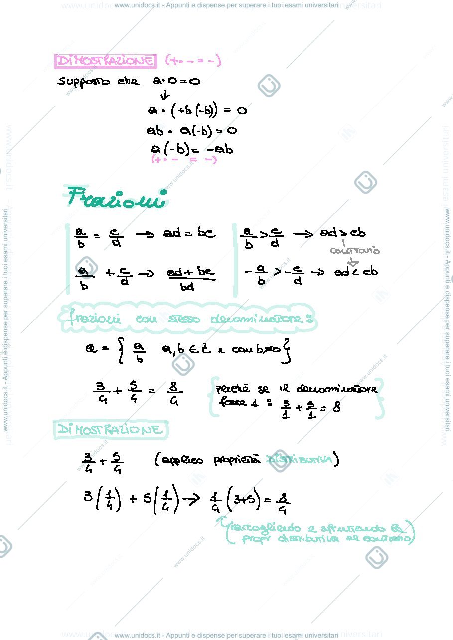 Anteprima pagina 4 — Analisi I parte 1