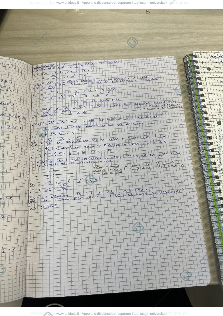 Anteprima pagina 1 — Matematica I