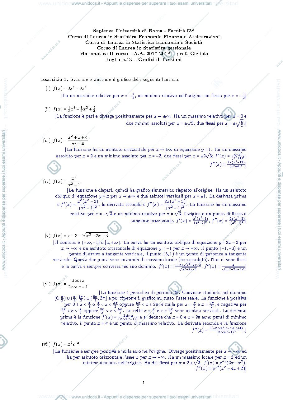 Anteprima pagina 1 — esercizi
