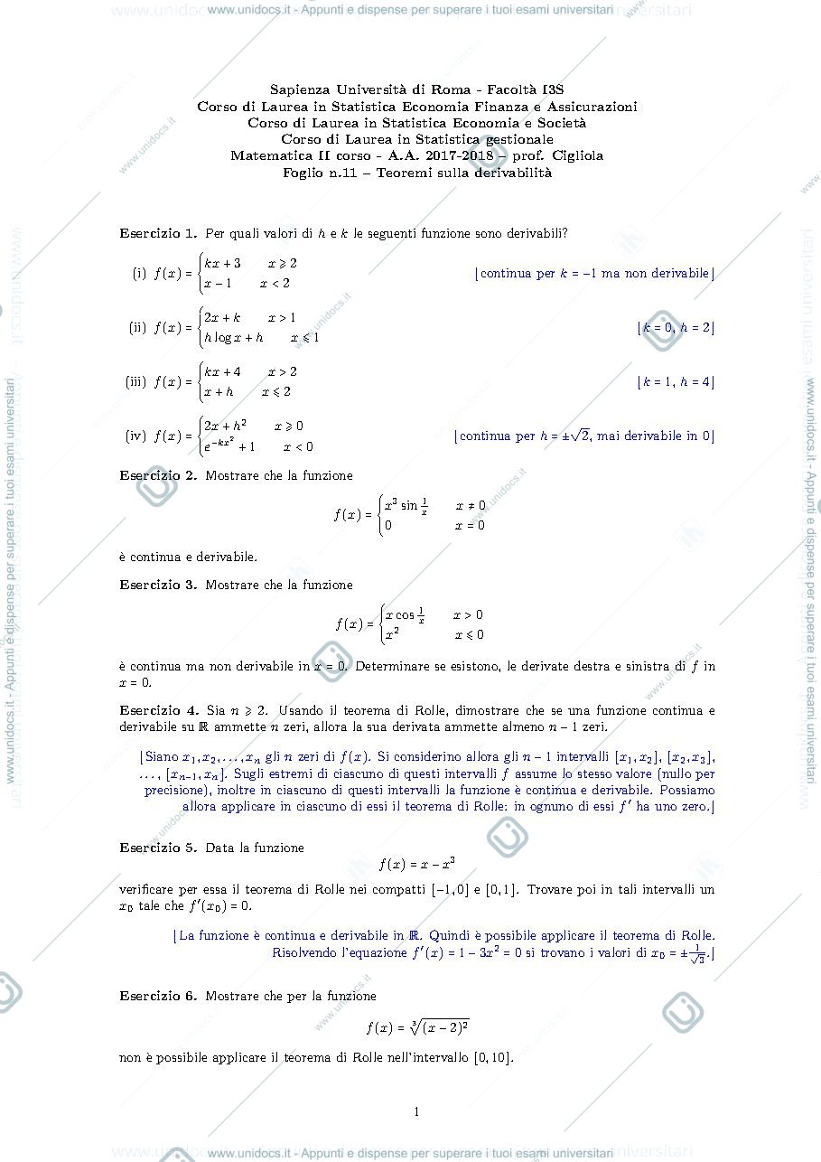 Anteprima pagina 1 — esercizi