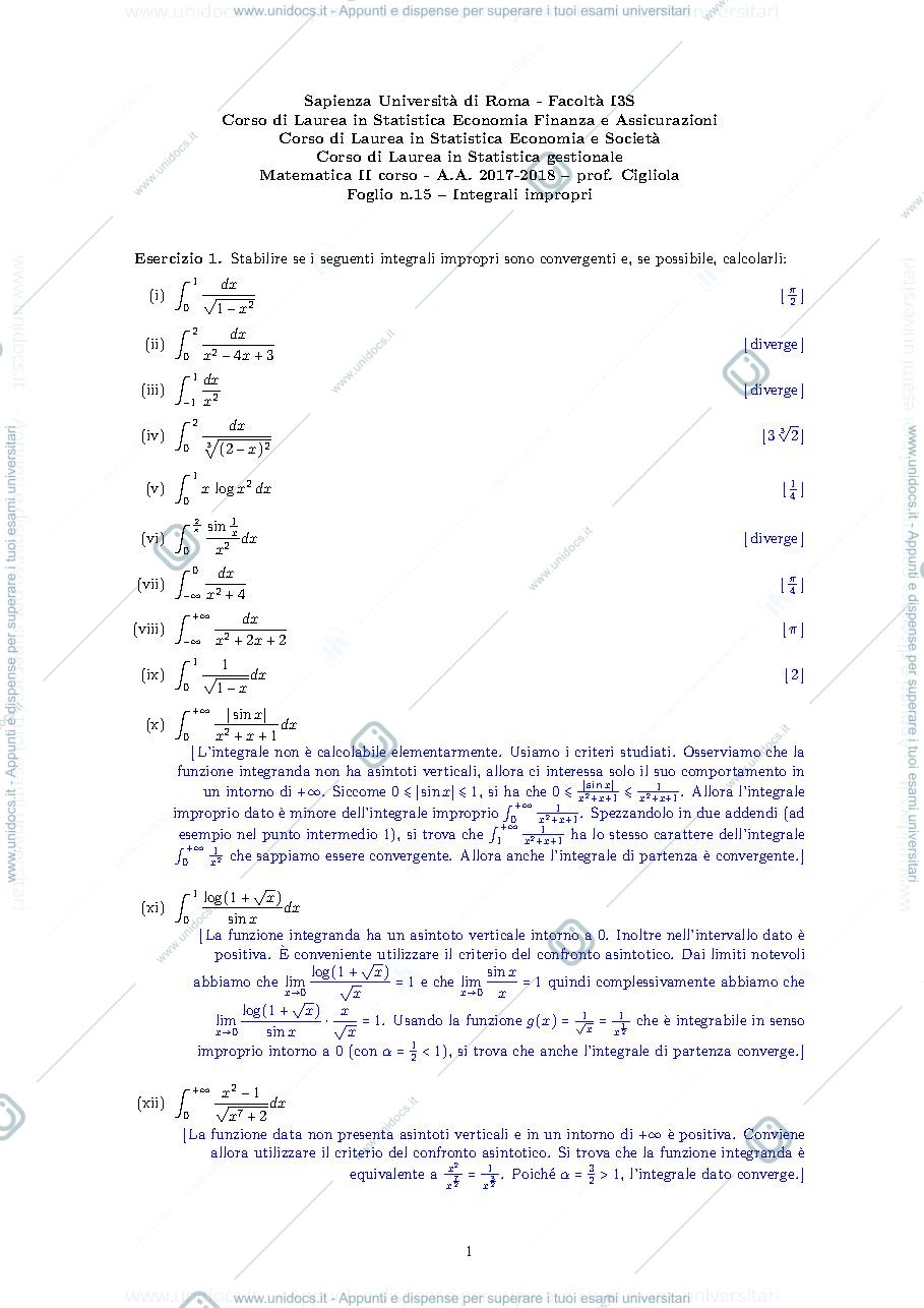 Anteprima pagina 1 — esercizi