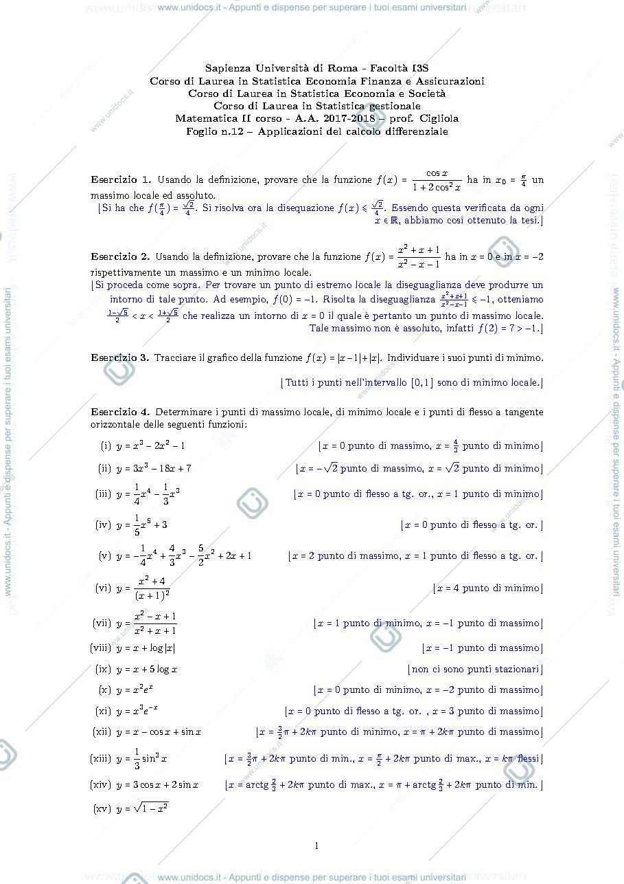 Anteprima pagina 1 — esrcizi