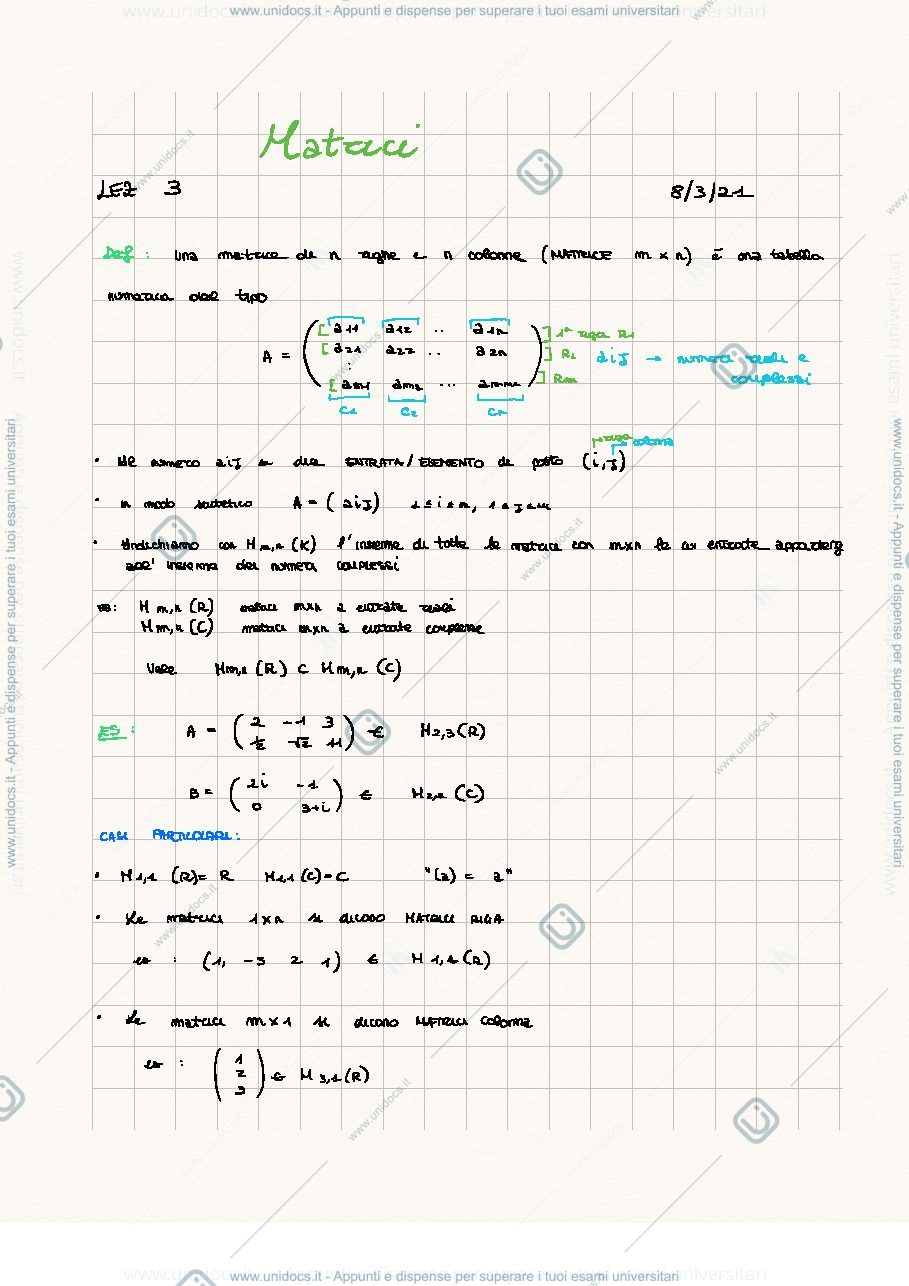 Anteprima pagina 1 — Matrici