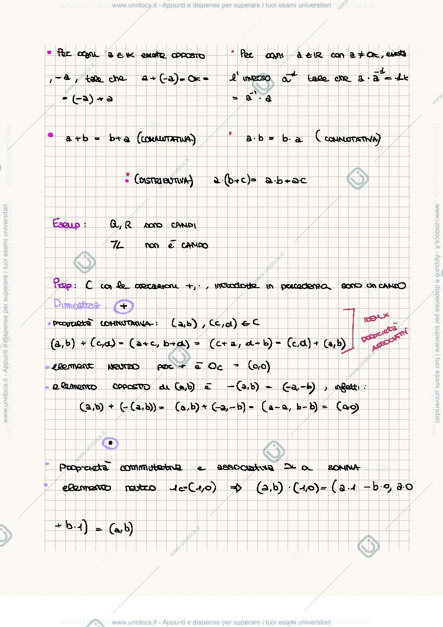 Anteprima pagina 3 — Numeri complessi 