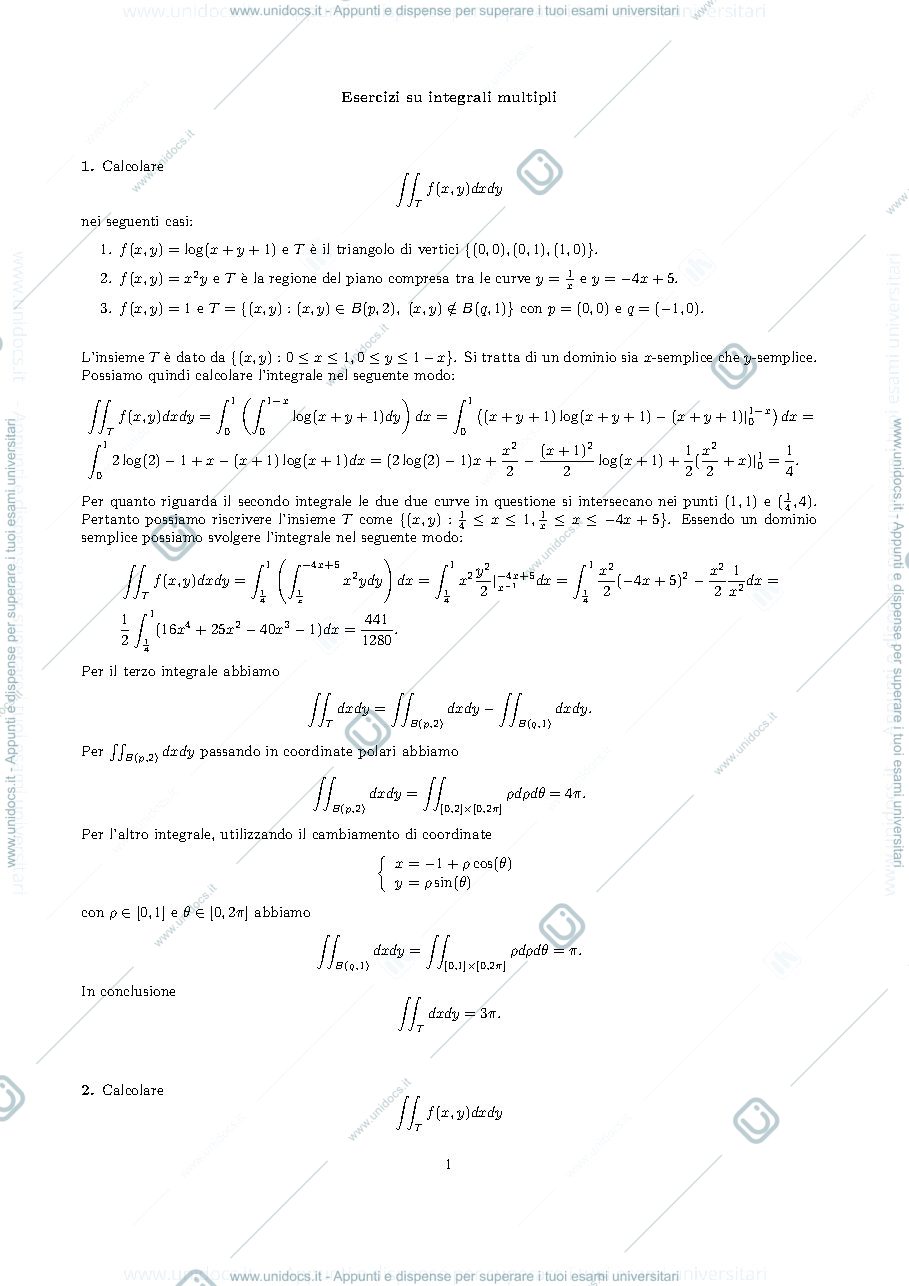 Anteprima pagina 1 — esercizi