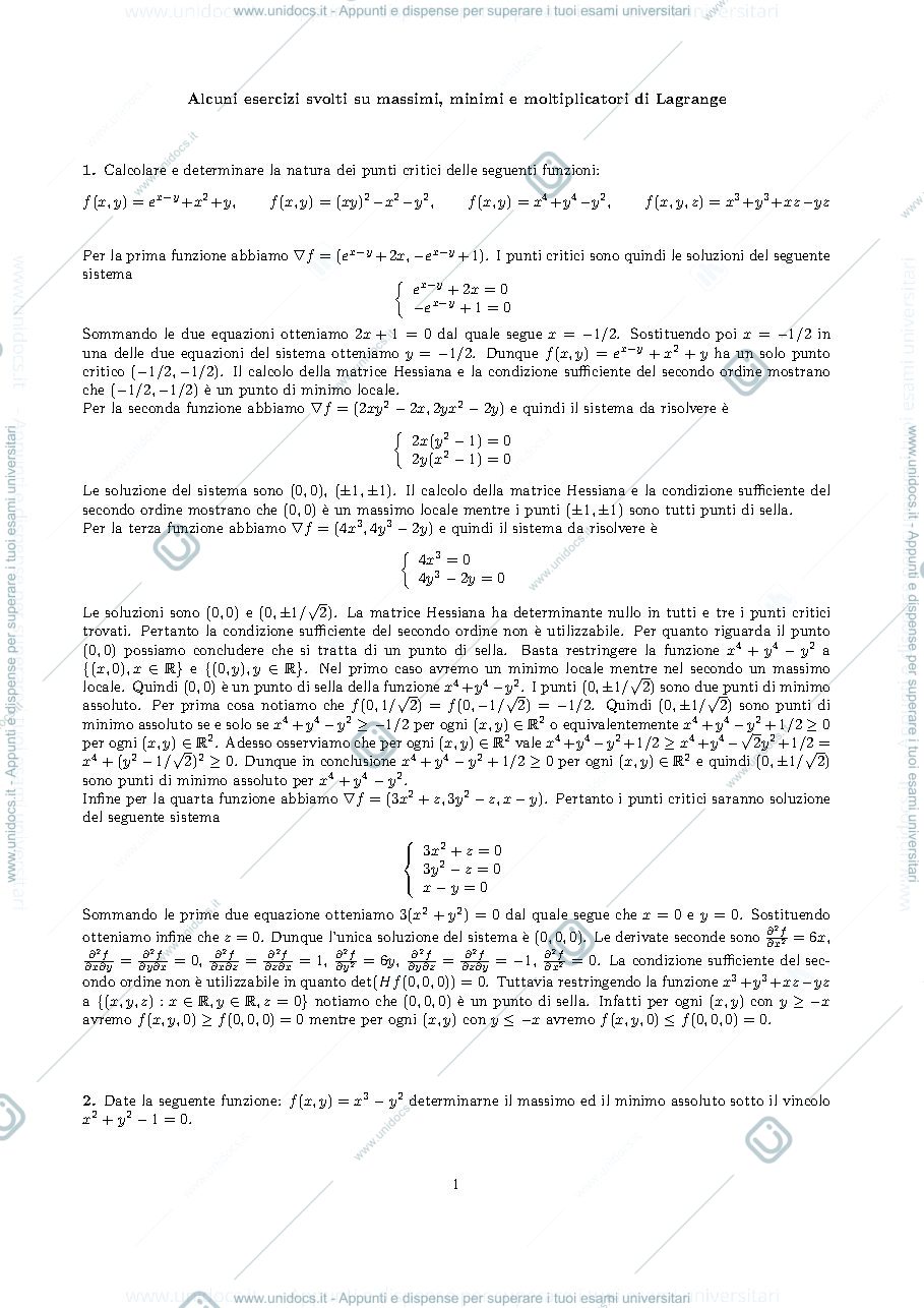 Anteprima pagina 1 — esercizi