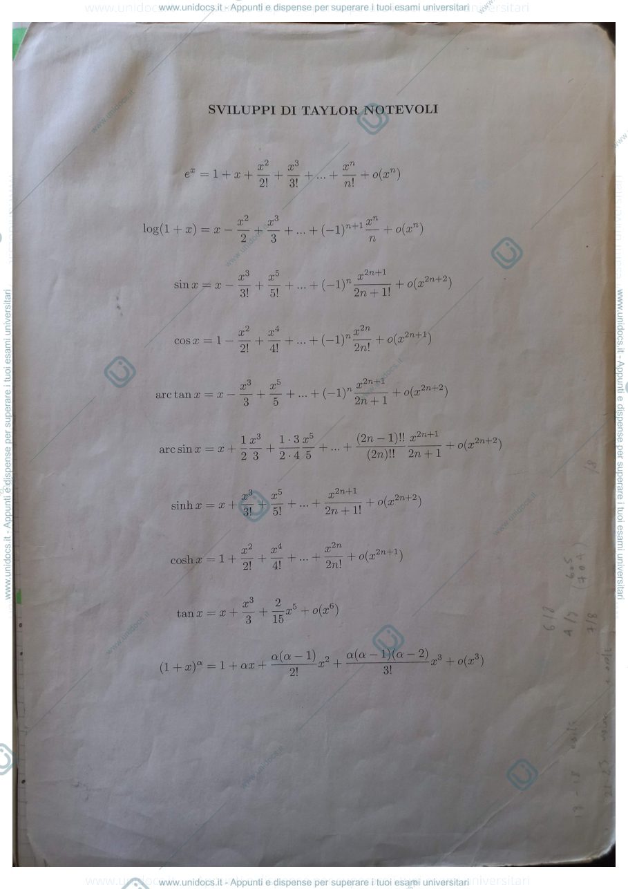 Anteprima pagina 2 — Analisi Matematica 2 (Monticelli) parte 1/3