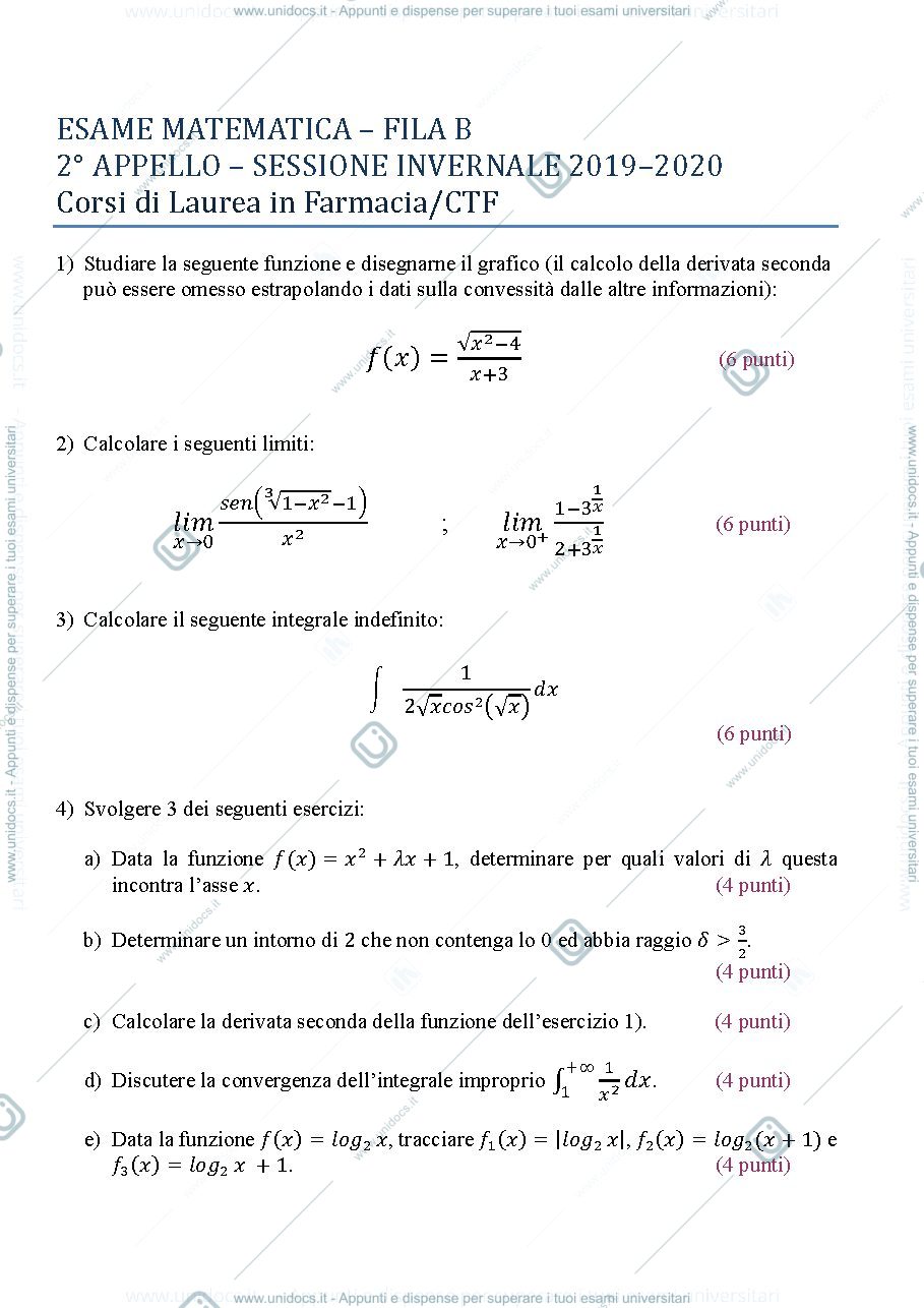 Anteprima pagina 1 — matematica